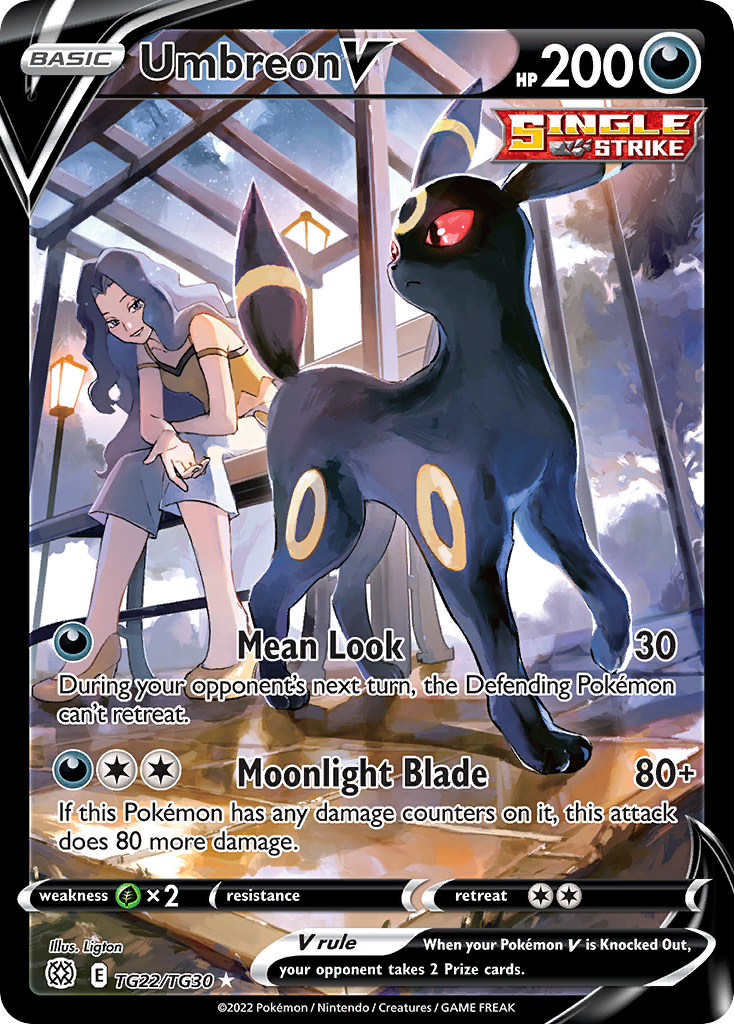 Brilliant Stars Trainer Gallery Umbreon V #TG22/30